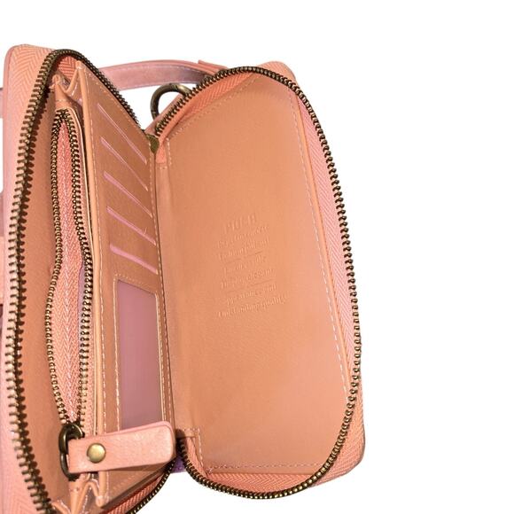 Pola Dusty Pink Leather Wristlet/Wallet - Picture 5 of 5